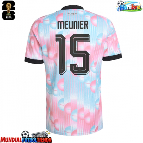 Camiseta Bélgica Thomas Meunier #15 Segunda Equipación Replica Mundial 2026 mangas cortas